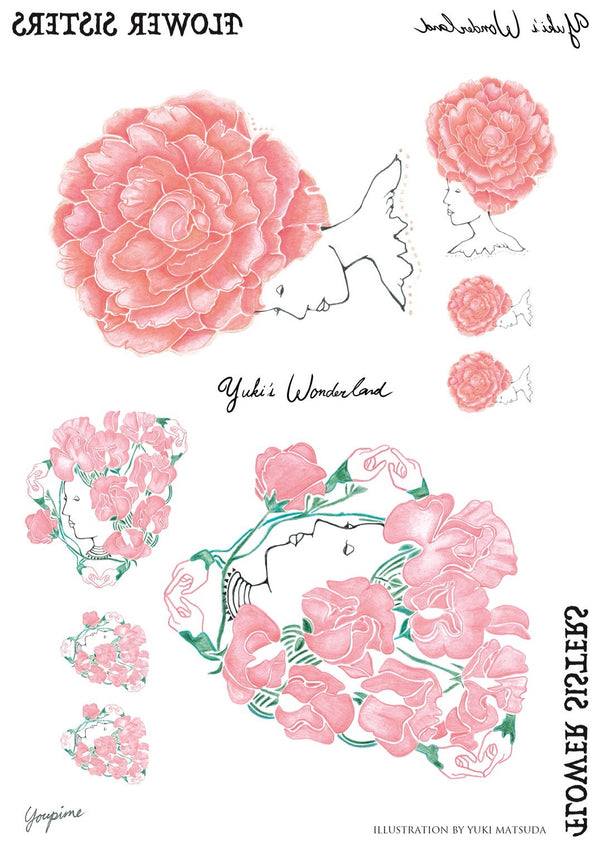 YJY_松田ゆう姫_Yuki's Wonderland_Tattoo Sticker 03_タトゥーシール